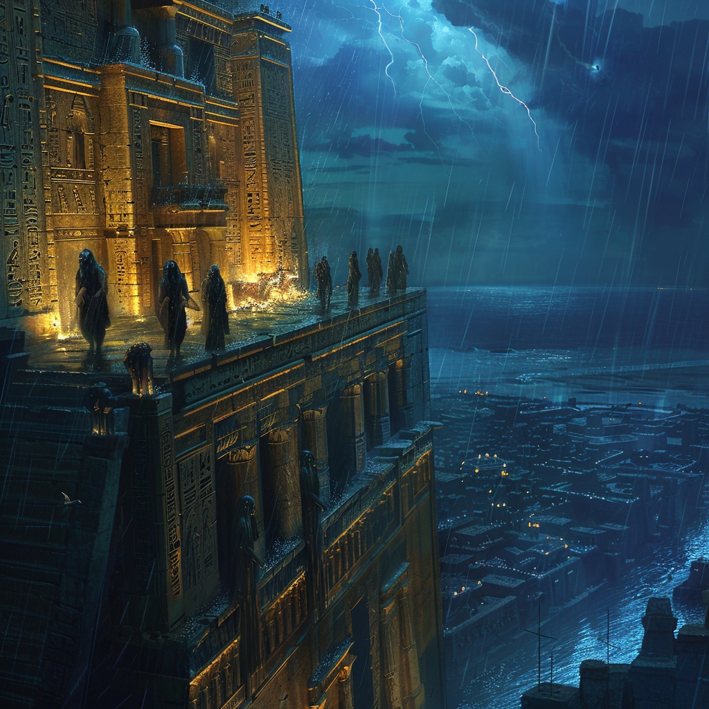 The night of the great flood