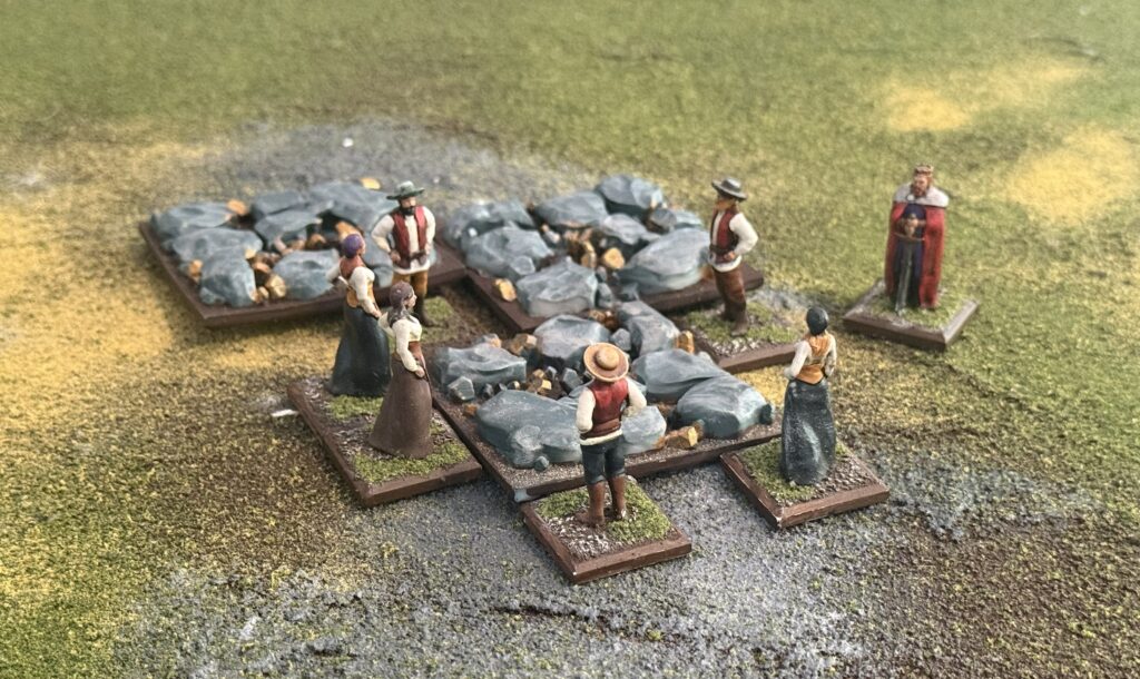 Villagers gold mining