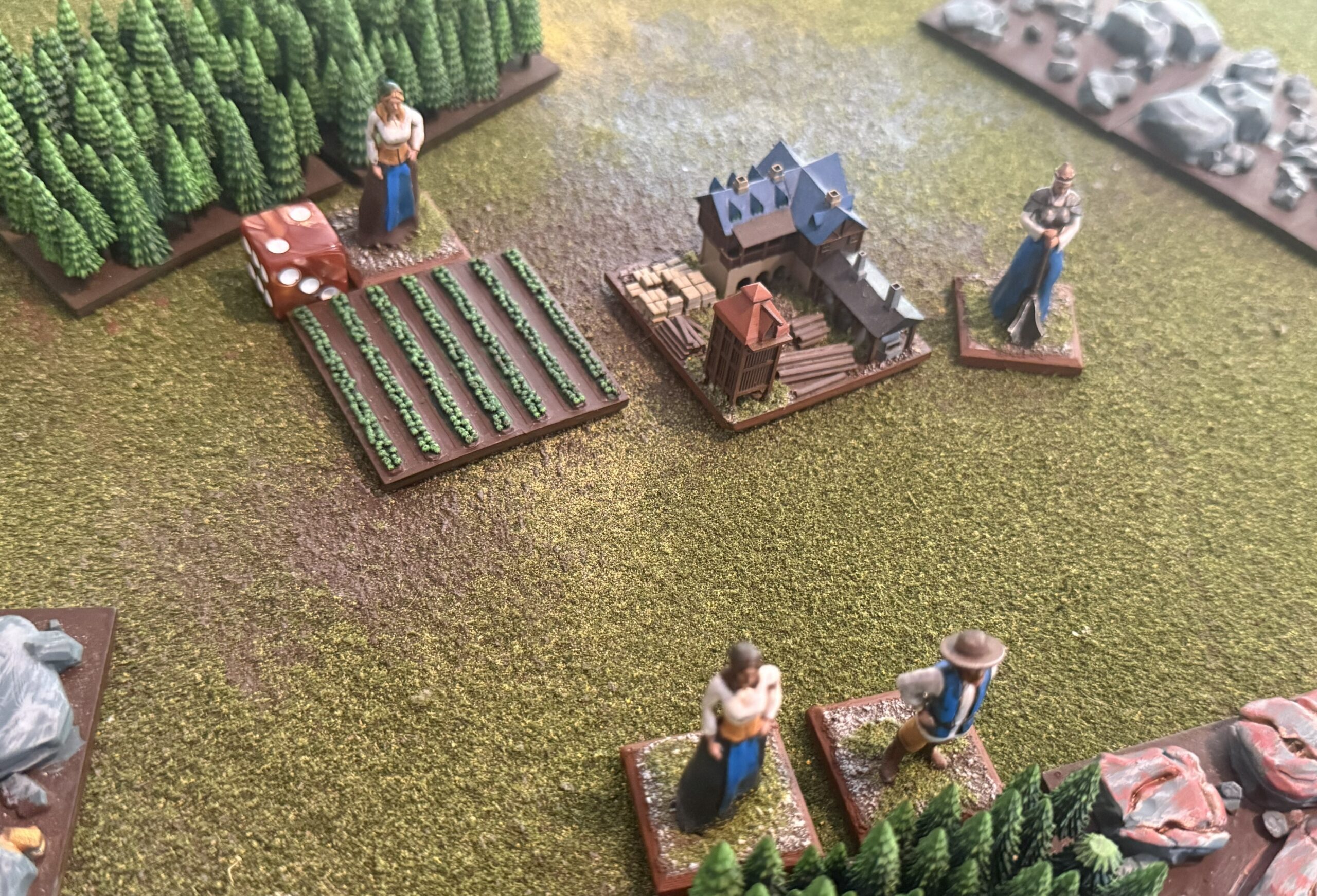 starting moves with a farm and villagers