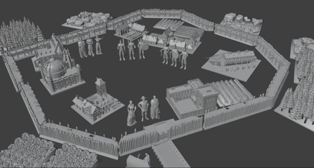 complete STL print and play game